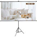 DELI Bracket Projector Screen 100' Black - (ES903)