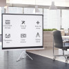 DELI Bracket Projector Screen 100' Whith Tripod White - (E50491)
