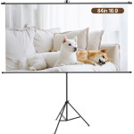 DELI Bracket Projector Screen 84' Black - (ES902)