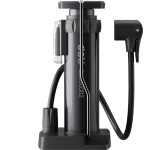 DELI Floor Pump 5.5BAR/80PSi �43.5x145MM Black - (EDL880002)