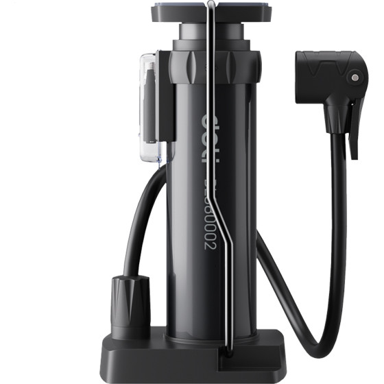 DELI Floor Pump 5.5BAR/80PSi �43.5x145MM Black - (EDL880002)