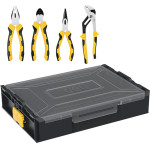 DELI Household Tool Set 4PCs Black - (EDL1204)