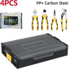 DELI Household Tool Set 4PCs Black - (EDL1204)