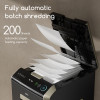 DELI P4 200 Sheets Auto Feed Shredder 32L Black - (ET089)