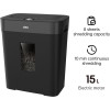 DELI P4 Small Paper Shredder 15L Black - (ET023)