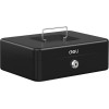 DELI Portable Extra Large Cash Box Black - (ET505)