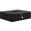 DELI Portable Extra Large Slim Cash Box Black - (ET508)