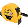DELI Steel Measuring Tape 8M/26'x25MM Yellow - (EDL9075Y)