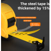 DELI Steel Measuring Tape 8M/26'x25MM Yellow - (EDL9075Y)