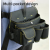 DELI Tool Waist Bag 25x14x22CM Black - (EDL-P5)
