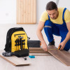 DELI Tools Backpack 17' With Hard Case Yellow Black - (EDL586122)
