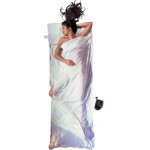 COCOON TravelSheet Coupler Silk/Cotton Sleeping Bag Liner with Two-Way Zipper, Natural - (SCT30-C)