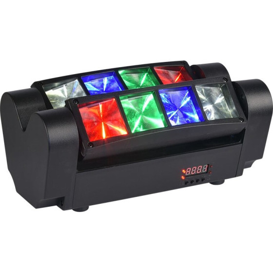 Light4Me Spider MKII Turbo - 8x3W RGBW LED effect - (5908249805675)