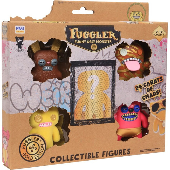 P.M.I. Kids World Fuggler S3 Gold Edition Figures - 5 Pack Deluxe Box (ASSORTMENT) - (FG2340)