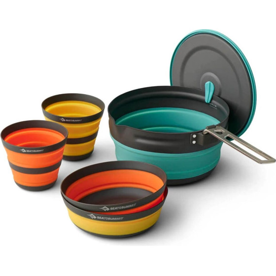 Sea To Summit Frontier Ul ultra-Light Folding Pot Set For 2 people/5 Pieces - (ACK0260312P/UNI/5)
