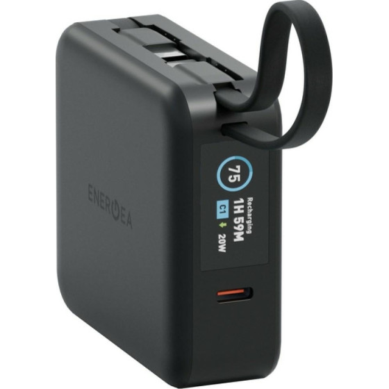 ENERGEA Induction Powerbank Magpac Mini Plus 3C 10000mAh Magsafe Black - (MP-MINIPLUS-BLK-3C)