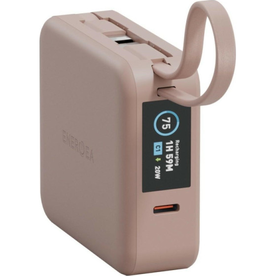 ENERGEA Induction Powerbank Magpac Mini Plus 3C 10000mAh Magsafe Pink - (MP-MINIPLUS-PNK-3C)