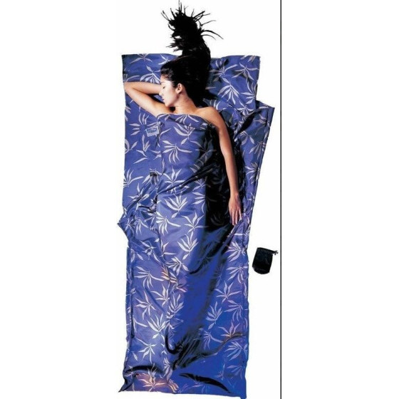 COCOON Travelsheet Silk Sleeping Bag Liner, Leaves - (ST64)