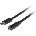 Lanberg Usb Cable Usb 3.2 Gen 1 (3.1 Gen 1) 1.5 m Usb C Black - (CA-USBE-20CC-0015-BK)