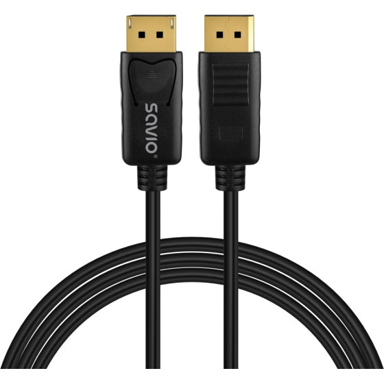 SAVIO Displayport Cable 3 m Black - (CL-206)