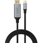 SAVIO Usb Cable Usb 3.2 Gen 1 (3.1 Gen 1) 2 m Usb C Black, Grey - (CL-208)