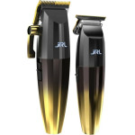 JRL Set 2-in-1 Fresh Fade Clipper + Fresh Fade Trimmer With Charging Station Gold - (09 GOLD2022)