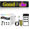 GloboStar Matrix �������� ��������� ������� �������� 37.4x9.2cm P5 64x16 Pixel Led 10W Dc 5V 2A �� Usb 2.0 ��������� IP65 ��������� Rgb - Bluetooth Control ���� Ipixel App - �37.4 x �0.2 x �9.2cm - 2 ������ ������� - (GLB-106-0002)