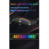 GloboStar Matrix �������� ��������� ������� �������� 37.4x9.2cm P5 64x16 Pixel Led 10W Dc 5V 2A �� Usb 2.0 ��������� IP65 ��������� Rgb - Bluetooth Control ���� Ipixel App - �37.4 x �0.2 x �9.2cm - 2 ������ ������� - (GLB-106-0002)