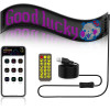 GloboStar Matrix �������� ��������� ������� �������� 59.5x12cm P6 96x16 Pixel Led 10W Dc 5V 2A �� Usb 2.0 ��������� IP65 ��������� Rgb - Bluetooth Control ���� Ipixel App - �59.5 x �0.2 x �12cm - 2 ������ ������� - (GLB-106-0003)