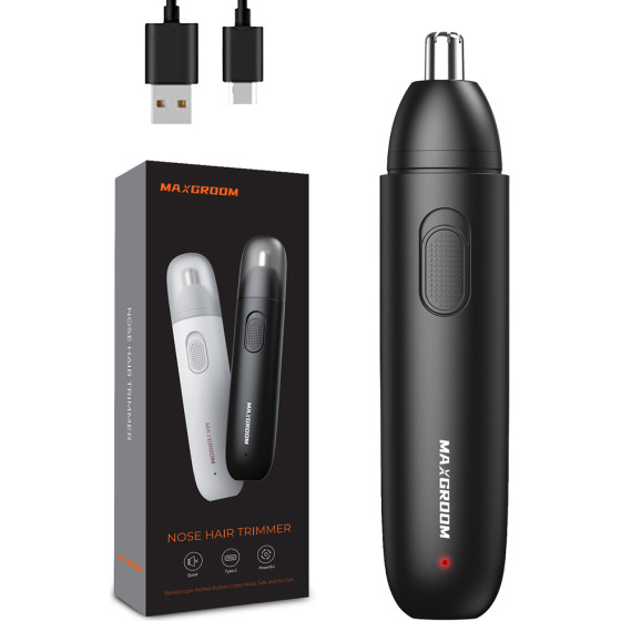MAXGROOM GT2220A nose, Ear And Eyebrow Trimmer - Black GT2220A - (Nose Hair Trimmer GT2220A)