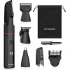 MAXGROOM LK-881 Multifunctional Trimmer With Replaceable Tips - Black M-LK881 - (Body Shaver Set M-LK881)