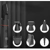 MAXGROOM LK-881 Multifunctional Trimmer With Replaceable Tips - Black M-LK881 - (Body Shaver Set M-LK881)