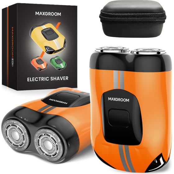 MAXGROOM M-501 Electric Shaver - Orange M-501 - (Supercar Shaver M-501)