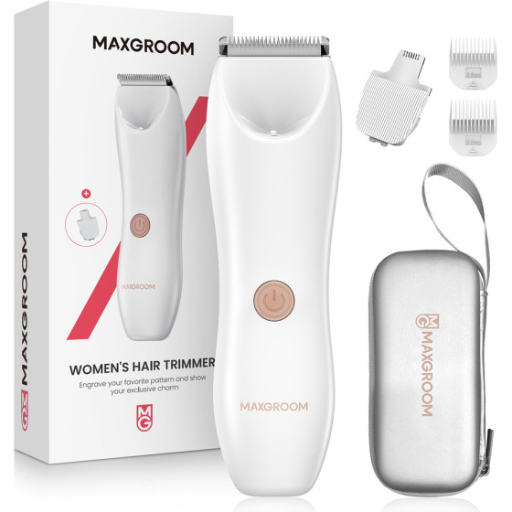 MAXGROOM M-9082 2-in-1 Women's Body And Face Trimmer - White M-9082 - (Hair Trimmer M-9082)