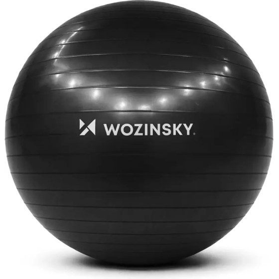 Wozinsky Gymnastic Exercise Ball 65 Cm - Black - (WGB65BB)