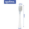Soulima White Toothbrush Head 2 Pcs 26929 - (18803-0)