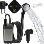 Trizand 6000mAh battery-Powered Travel Shower - (18933-0)