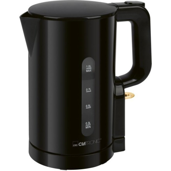 Clatronic electric kettle 1 L 900 W Black - (WK 3834)