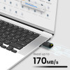 Silicon Power ����� ������ Microsdxc Inspire �� Card reader, 128GB, C10 UHS-I U3 V30 A2 - (SP128GBSTXLA2VC2)