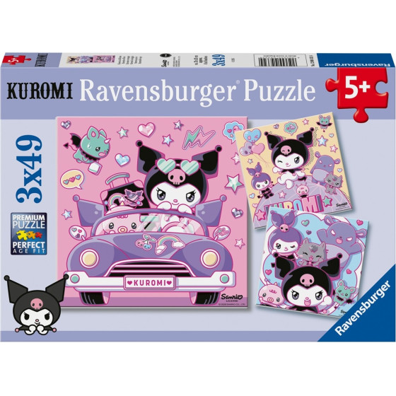 Ravensburger Puzzle: Kuromi (3x49pcs) (12004332)