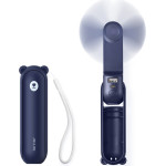 JisuLife Handheld Fan Life8 Mini Portable Usb Fan With Power Bank Function 2000mAh And Flashlight - Blue 6975061537182 - (Life8_blue_new)