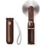 JisuLife Handheld Fan Life8 Plus Portable Usb Fan With Power Bank Function 4500mAh And Flashlight - Brown 6975061537199 - (Life8 Plus_brown_new)