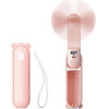JisuLife Handheld Fan Life8 Plus Portable Usb Fan With Power Bank Function 4500mAh And Flashlight - Pink 6975061536741 - (Life8_plus_pink_new)