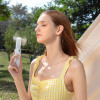 JisuLife Handheld Fan Life8 Plus Portable Usb Fan With Power Bank Function 4500mAh And Flashlight - White 6975061536727 - (Life8_plus_white)