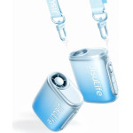 JisuLife Neck Fan 5 4500mAh Mini Fan With Lanyard - Blue - (Neck Fan 5(4500mAh) Blue)