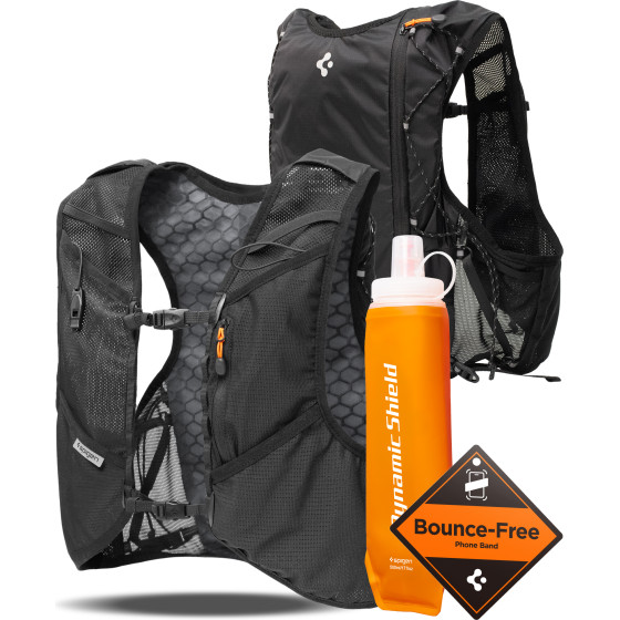Spigen Dynamic Shield Running Vest (L-XL), Active Black - (AMP10225)