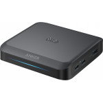 Anker Desktop Charger For Powerbank Prime, 150W, 5A, 1 x Pogo Pin - 1 x USB-A - 2 x USB-C, Black - (A1903G11)