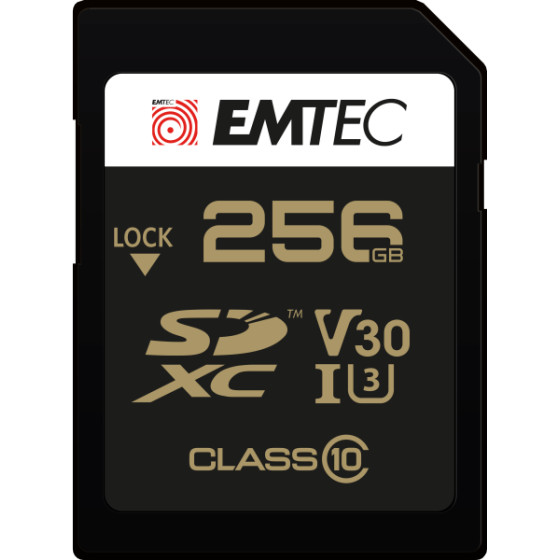 Emtec Microsdxc Memory Card Speedin Pro, 256Gb, Class 10 / UHS-1 U3 - (ECMSD256GXC10SP)