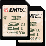 Emtec Sdhc Memory Card Rugged Outdoor, 32Gb, Clasa 10 / UHS-1 U1, 2-Pack - (ECMSD32GHCU1ORP2)