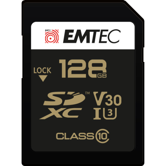 Emtec Sdxc Memory Card Speedin Pro, 128Gb, Class 10 / UHS-1 U3 - (ECMSD128GXC10SP)